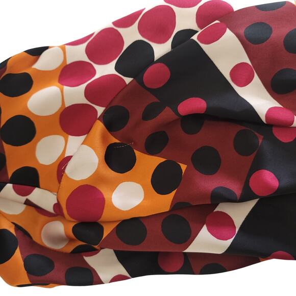 ZARA Dot Matrix Multicolor Print Midi Long Dress, Size: XS - Picture 4 of 16